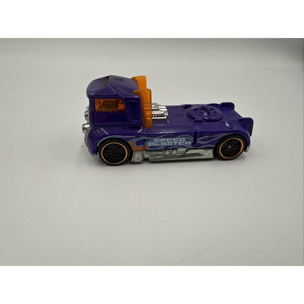 Hot Wheels CGJ37 Speed Blaster Car Hauler Truck Only Purple Orange